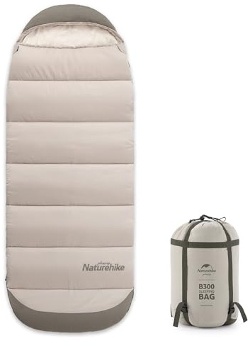Naturehike Sacco a Pelo a Mummia Ultra Leggero per Adulti, Caldo per 3-4 Stagioni, Impermeabile, per Interni, Campeggio, Escursionismo, Alpinismo, Viaggi, Backpacking, Festival, Hiking, Outdoor