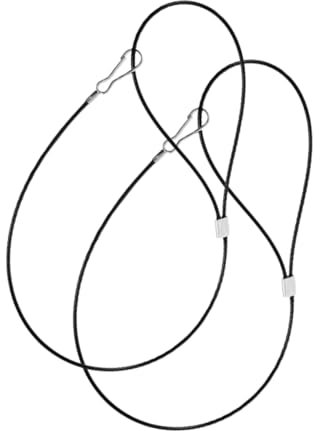 DOITOOL Stainless Steel Adjustable Gate Latch Pull Cable 2 Pack Door Opener for Metal and Wood Fence Gates Garden Backyard Security Hardware 12.2X2.8X0.08 Inch