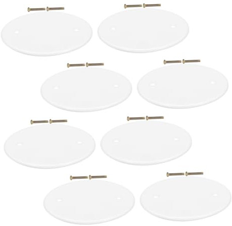 8Stücke Runde Kabelabdeckungen für Deckenleuchtenplatten Selbstklebende Blindabdeckung für Wandloch Einfache Installation für Büro und Zuhause