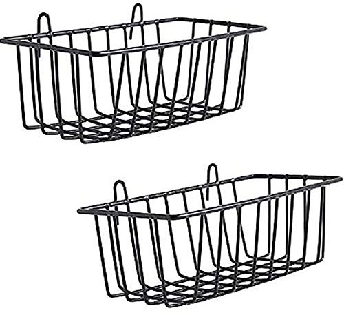 Pluuttiem 2 StüCke Regal für Design Metall Wand Gitter, Regal Design Gitter Foto Wand Wird für Gitter Foto Wand Draht Korb Verwendet