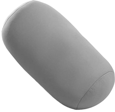 Traversin en tube de microbilles, oreiller cervical rond | Oreiller en tube de microbilles pour le soutien du cou | Coussin de soutien dorsal pour bonnet de voyage pour le dos, les jambes et le cou