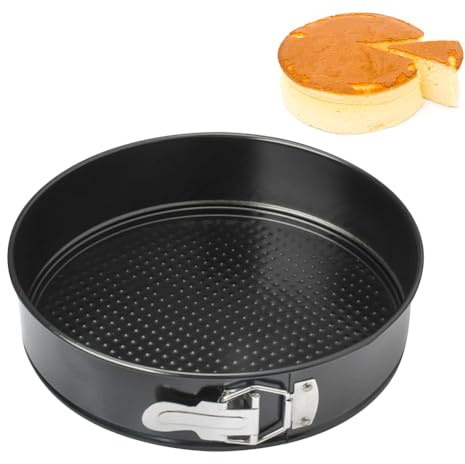 YNNHUDEEP Stampo rotondo per torte da 10, 26 cm, con rivestimento antiaderente