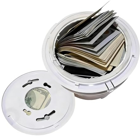 Secreta | Compartimento Para Almacenar Objetos De | Escondite Secreto Realista | Para Anillos, Collares, Cambio, Hogar, Oficina, Dormitorio, Sala De Estar, Estudio Y Cocina
