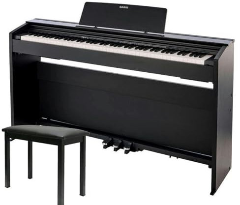 Casio px-870bk 88 Keys Tastatur schwarz Digitalpiano – elektronisch (20 W, 1393 mm, 299 mm, 801 mm, 34,3 kg, A, USB Type-B)