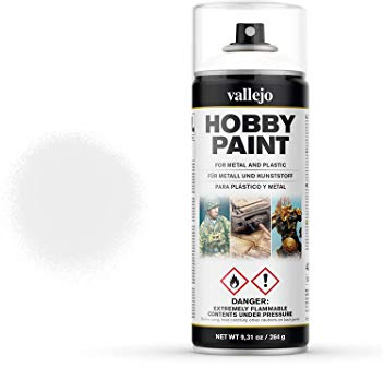 Vallejo Aerosol 28010 White Primer Spray (400ml)