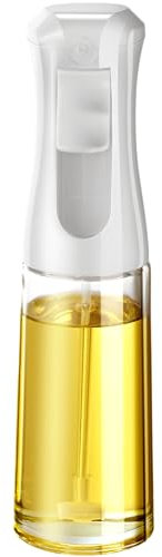 Oil Sprayer for Cooking, 200ml Olive Oil Sprayer Mister, Olive Oil Spray Bottle, Kitchen Gadgets Accessories for Air Fryer, Canola Oil Spritzer, Widely Used for Salad Making, Baking, Frying, BBQ