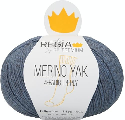 Regia Schachenmayr Premium Merino Yak, 100G Jeans Handstrickgarne