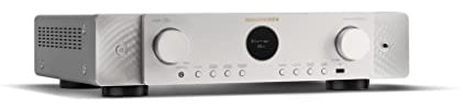 Marantz Cinema 70s 7.2-Kanal AV Receiver, HiFi Verstärker, Alexa kompatibel, 6 HDMI Eingänge und 1 Ausgang, 8K-Video, Bluetooth, WLAN, Musikstreaming, Dolby Atmos, AirPlay 2, HEOS Multiroom, Silber