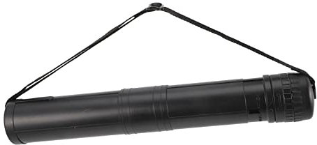 Zerodeko Teleskop Zeichnungsrohr Mit Verstellbarer Länge Und Schultergurt Erweiterbares Transportrohr Für Dokumente Poster Und Blaupausen