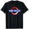 FUNNY UNDERGROUND Tee MIND THE GAP T-Shirt für Unisex-Erwachsene & -Kinder, Schwarz, S, Klassische Passform, Kurzarm