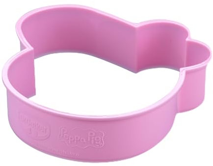Dr. Oetker Tagliabiscotti XL Peppa Pig, materiale in plastica di alta qualità, per biscotti, pan di spagna, mini torte, lavabile in lavastoviglie, dimensione 16,5 x 16 x 4 cm