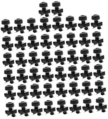OUNONA 50sätze Cage Nuts Mit Praktischen Käfigmuttern Und Schrauben Installieren Und Zuverlässig Für Maschinenmontagen Für Heimwerker Und Profis