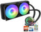 Osprey 240mm AIO CPU Cooler, 240mm Copper Radiator, Leakproof Technology, High Flow Digital Display Pump, RGB Liquid Cooling System for AMD Ryzen/Intel LGA 1700*/1200/115X, Black