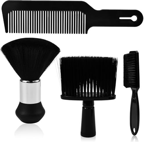 YBCCBY Juego de Cepillos para Barba y Pelo Cepillo para Barba Cepillo para Pelos Sueltos Peine Cepillo para Eliminar Pelos Sueltos Kit de Herramientas para Barbería Perfecto para Afeitado y Peinado