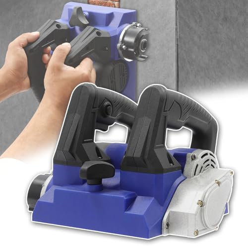 OZTYSGXM Pialla Elettrica per Pareti, Pialla a Mano Elettrica 2680W, Pialla a Rullo Portatile con Doppia Impugnatura, Raschietto per Pareti Elettrico Portatile per Stucco Vernice