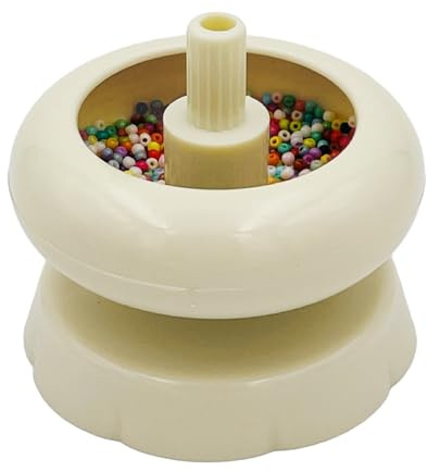Generisk mini pärlsnurra – bärbart armband, lätt, mjuk, tråd | hållbart, kompakt svarvverktyg, trådhjul för smyckestillverkning, pysselprojekt, fransar