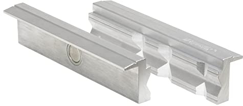 KS Tools Satz Schutzbacken aus Aluminium 125mm mit Magnetbefestigung, eingekerbt