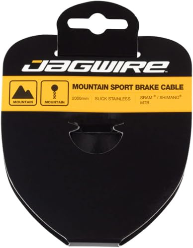 Jagwire Câble de frein VTT - Sport Inox - 1.5X2000mm - SRAM/Shimano 94SS2000 Gris