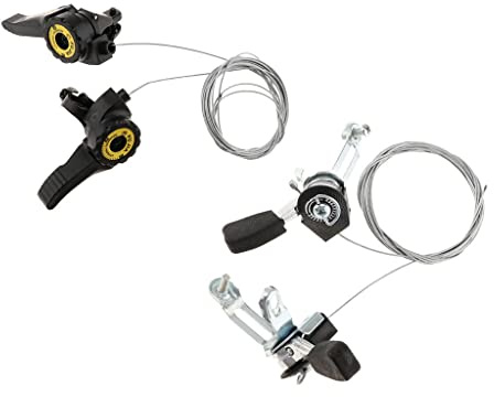 B Baosity 2 Pairs Bike Bicycle Thumb er Levers Replacement 3 x 5/6/7 Speeds