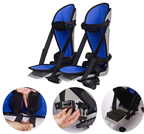 Tutori per Piedi per Cicli di Esercizio Motorizzati/per Portatori di Handicap E Disabili, Supporto per Gambe per Terapia Fisica Elettronica E Pedaliera per Bici da Riabilitazione, 1 Paio