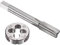 sourcing map M9 x 0.5mm Métrique Ensemble à Fileter HSS Machine Filetage Vis Robinet avec Alliage Outil Acier Rond Filetage Matrice
