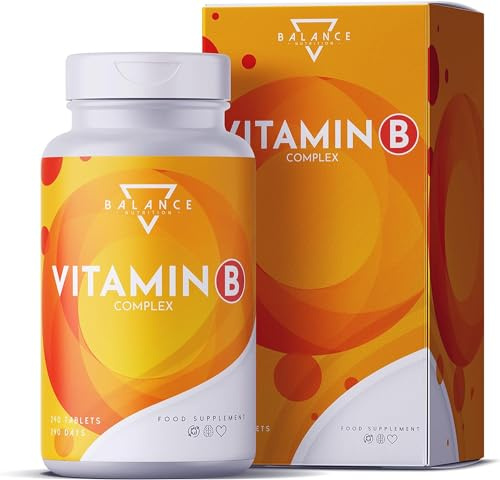 VITAMINA B COMPLEX - 240 COMPRIMIDOS (Suministro para 8 Meses) | Vitamina B Complex | Complejo Vitamina B, B1, B2, B3, B5, B6, B8 (Biotina), B9 (Ácido Fólico), B10, B12 Pura