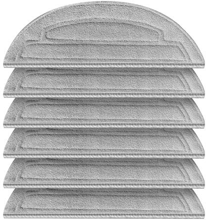 Fixbetter 6 Stück Wischtücher Ersatzteile für Roborock S8 MaxV Ultra / S8 Max Ultra Roboterstaubsauger, kompatibel mit VibraRise 3.0, waschbares, wiederverwendbares Wischpad-Ersatzzubehör