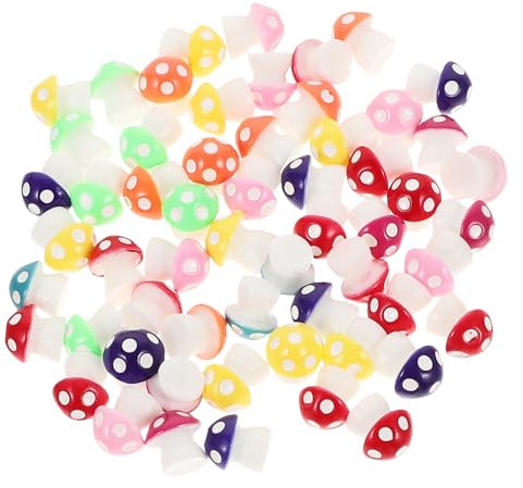 POPETPOP 200 Pièces Ornement De Champignon Simulé Statue De Champignon Décor Bonsaï Champignons Mini Figurine Terrarium Champignon Jardin Mousse Champignon Figurines De Champignons