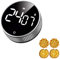 Kitchen Digital Timer with Led Display,Productivity Timer,Visual Countdown Timer,Desk Timer Clock,Magnetic Timer for Kitchen, Gym, Office, Cooking,Fitness,Baking,Studying,with 4 Fridge Magnets