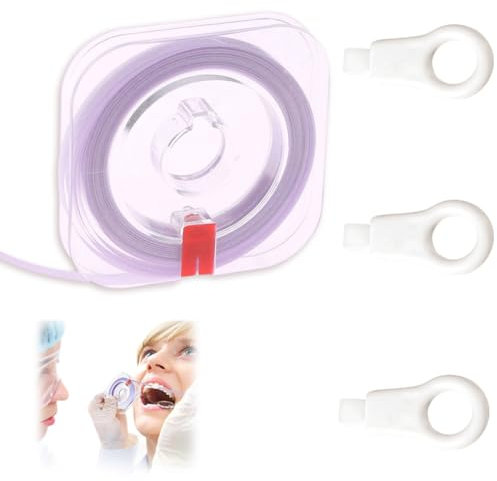 IKOPFLN 4PCS lucidare e pulire i denti - Rulli abrasivi per levigatura e pulizia denti da 6m strisce e 3 salviette per la pulizia dentale sbiancanti denti pulizia denti strisce abrasive interdentali