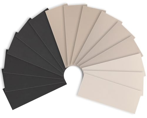 STEBRUAM Sandpaper 9x3.6 Inch 15 PCS 1000 to 10000 Grit Wet Dry Paper | Sand Paper for Cars Polishing Metals Walls Wood Furniture Sanding