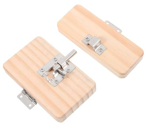 Vaguelly Latch Toy Busy Board Door Bolt Lock Sensory Toy Diy Handicraft Parts Cognitive Board for Boys and Girls Plaything