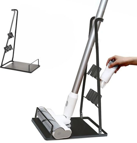 MAGIC SELECT Supporto per Aspirapolvere Compatibile con Dyson V15, V6, V7, V8, V10, V11. Mensola da Pavimento in Metallo Senza Forare il Muro.