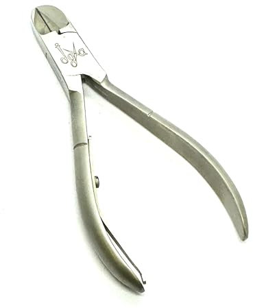 Pinze per pedicure piccole, 9,5 cm, in acciaio inox tedesco, tagliaunghie professionali per unghie spesse e incarnite, strumento di precisione per manicure e pedicure