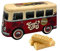 Red Camper Van Shortbread Biscuit Tin, 320g Scottish Shortbread, Collectible Retro VW Volkswagen Design