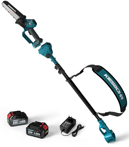 KIESBOHR CST01 2-IN1 Akku Hochentaster 15cm 2x 4000mAh