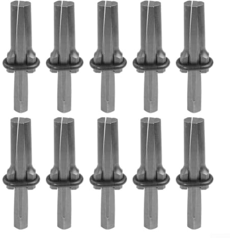 Cuñas de separación de roca, 10 piezas de 9/16 pulgadas, cuñas de plumas resistentes para abridor de piedra, granito, corte de hormigón