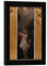 Gerahmtes Bild von Gustav Klimt Love, 1895, Kunstdruck im hochwertigen handgefertigten Bilder-Rahmen, 30x40 cm, Schwarz matt