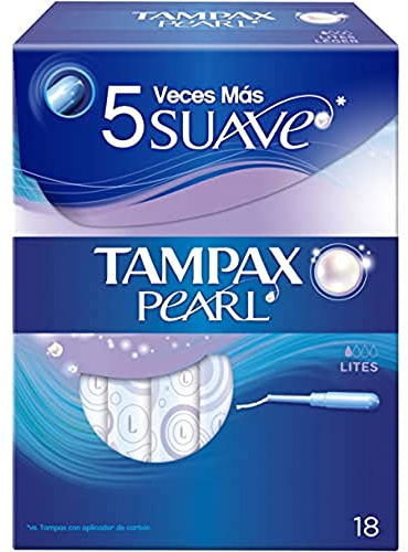 Tampax Tampons Pearl Lites – 18 unités