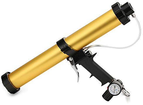 YJQ-01 - Pistola a cartuccia ad aria compressa, 48 cm, 600 ml, codolo in alluminio da 450 mm, per 310 ml, 400 ml, 600 ml