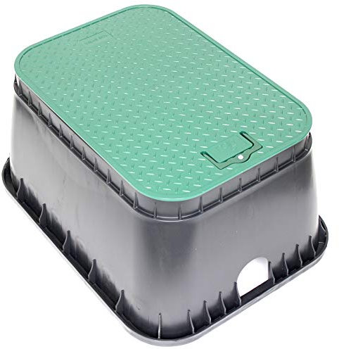 Verdone RAIN Ventilschacht Jumbo – Robuster Verteilerkasten für bis zu 6 Magnetventile, Wetterbeständige Schutzbox für Bewässerungssysteme, UV-beständig, Frostsicher, Gartenbewässerung Zubehör