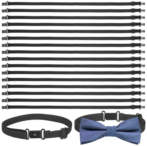 VALICLUD 50 PièCes Sangles De NœUd Cravate RéGlables Bande D'Extension Ajustable Pour Homme Accessoire Durable Pour Cravates D'Arc Confortables Et ÉLéGantes