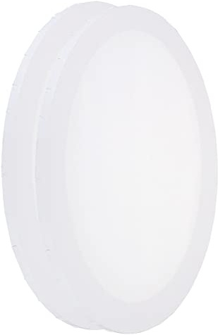 PATIKIL Pintura Lienzo Paneles, 2 Paquete 12x16 Pulgadas Ovalado Madera Marco En Blanco Arte Tablero Paneles para Acrílico, Óleo, Tempera Pintura, Blanco