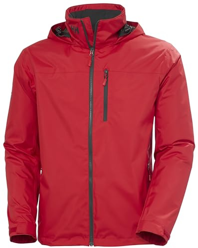 Helly Hansen Herren Crew Hooded Midlayer Jacke, Rot 2.0, XL
