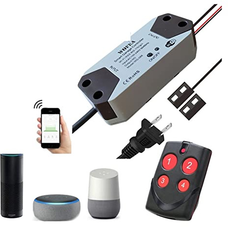 Wofea Universal smart garagedörröppnare styrenhet för försäkring + 2.0 öppnarearbete