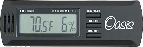 Oasis OH-2 Digital Hygrometer w/clip
