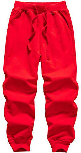 WIYOSHY Enfärgade bomullsbyxor med dragsko och joggingbyxor för barn Joggingbyxor för pojkar och flickor