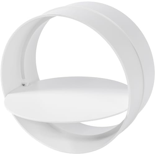 Vent Systems Ø 125 mm Plastica Inline Backdraft Ammortizzatore Collegare l'asciugatrice di scarico o bagno e le linee con la valvola di non ritorno HVC, riscaldamento, raffreddamento, cucina.