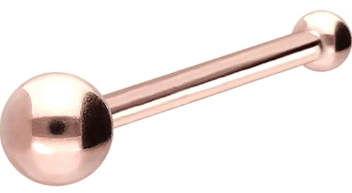 PIERCINGLINE Kirurgiskt stål näspiercing | kula | piercing näsplugg | färgval, Rostfritt stål,