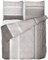 LINKHOFF Biber Bettwäsche 135x200 2tlg - Made in Germany - Bettwäsche in Oxford Beige Creme aus 100% Baumwolle - Bettbezug + Kissenbezug 80x80